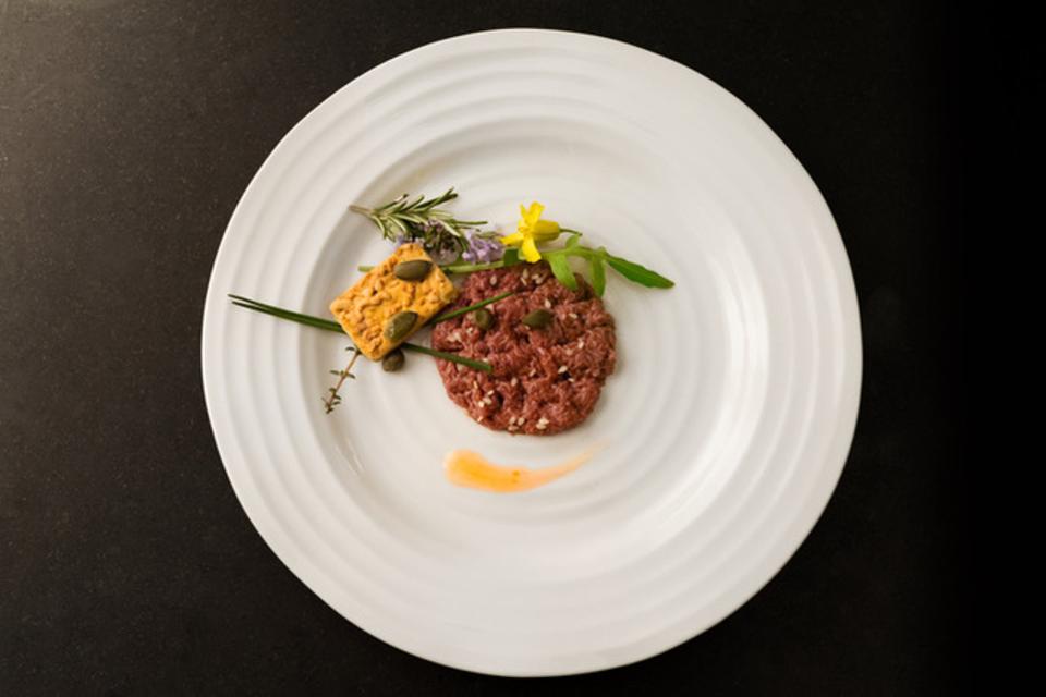 Cell-based tartar created by Mosa Meat.