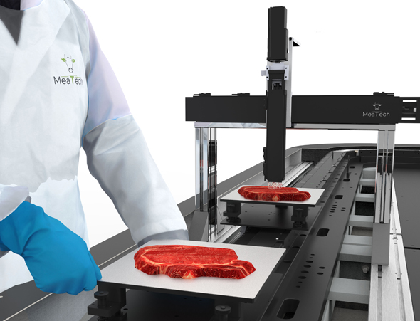 3D printing a steak 3D printing a steak