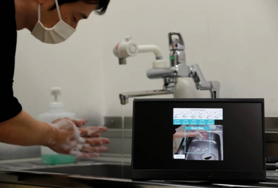 Fujitsu brings hand-washing AI to COVID-19 fight in Japan | The Japan Times