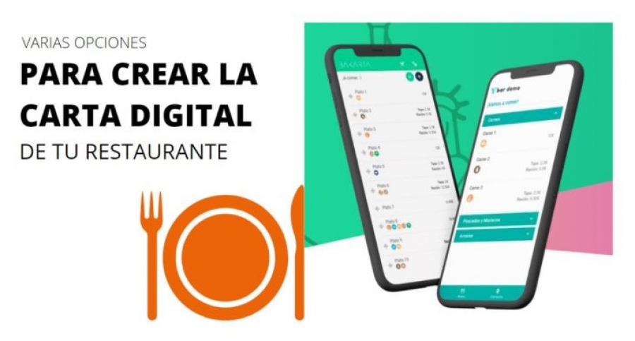 Opciones para crear una carta digital de Restaurante