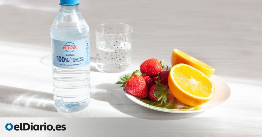Botellas de plástico 100% reciclado para el agua más responsable