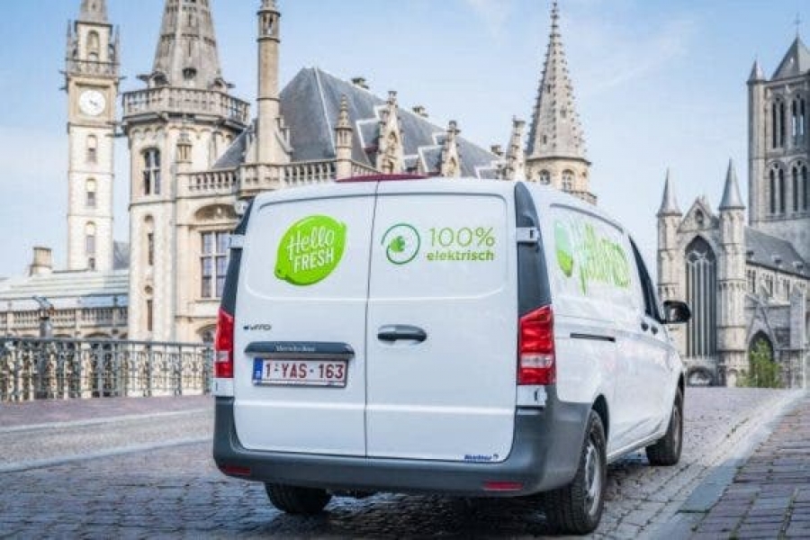 HelloFresh Begins Delivering Food In Mercedes-Benz Electric Vans
