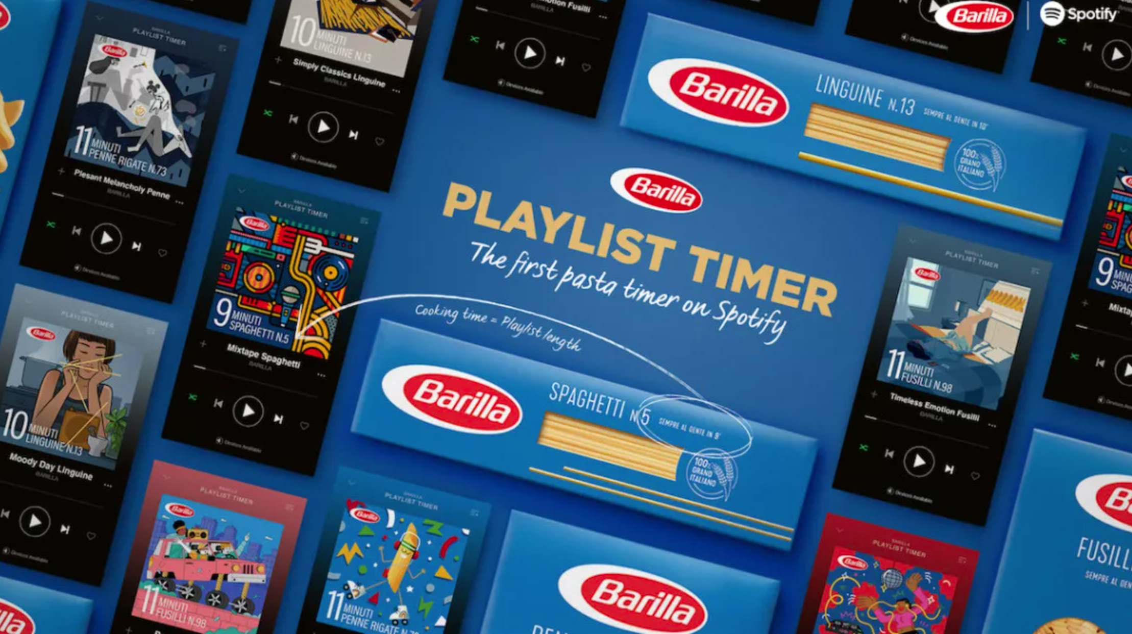 Barilla’s Clever Spotify Playlists Last Exactly as Long as You Should Cook Pasta