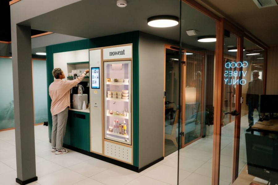 Neveras inteligentes y comida saludable en la oficina: así es Noweat